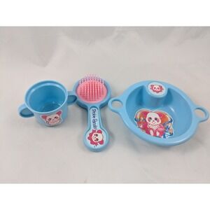 Pinkie Panda Dish Cup Brush Lot Shillman 1987